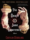 Cover image for The Death of Jane Lawrence
